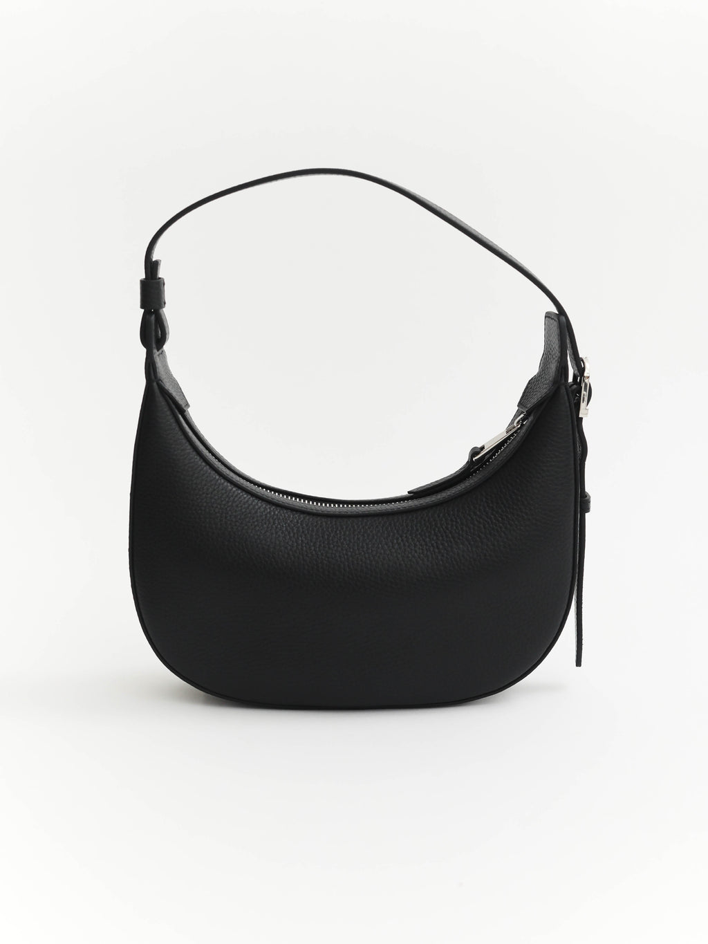 Friday Bag: Black Pebbled Leather