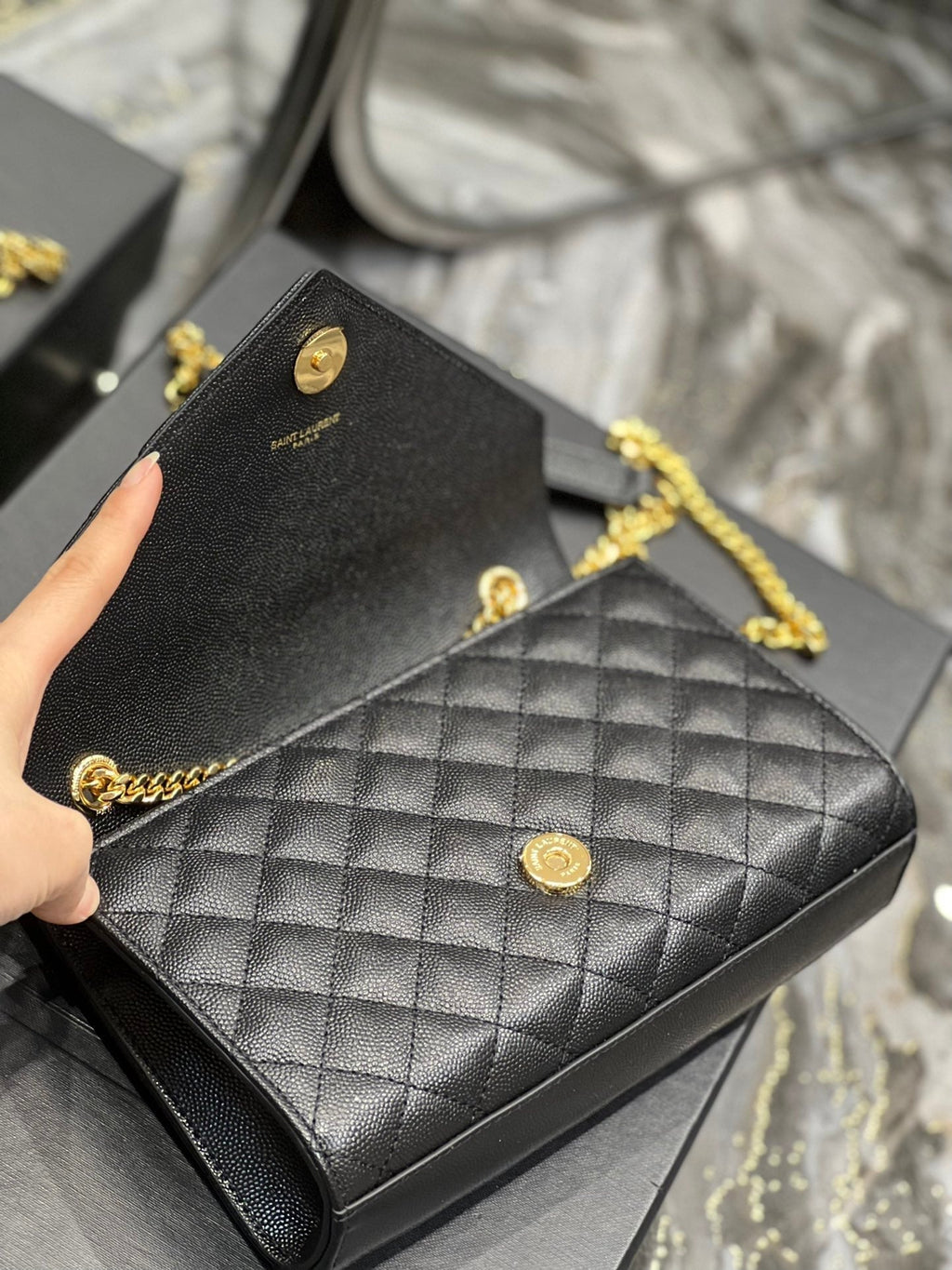 Ysl Envelope Bag 21cm 526286 03