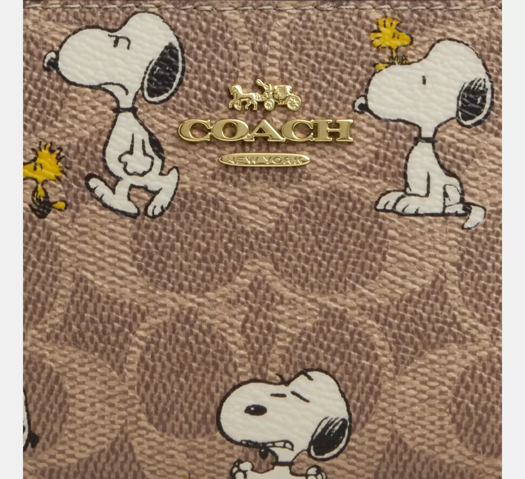 Peanuts x Coach Snap Wallet