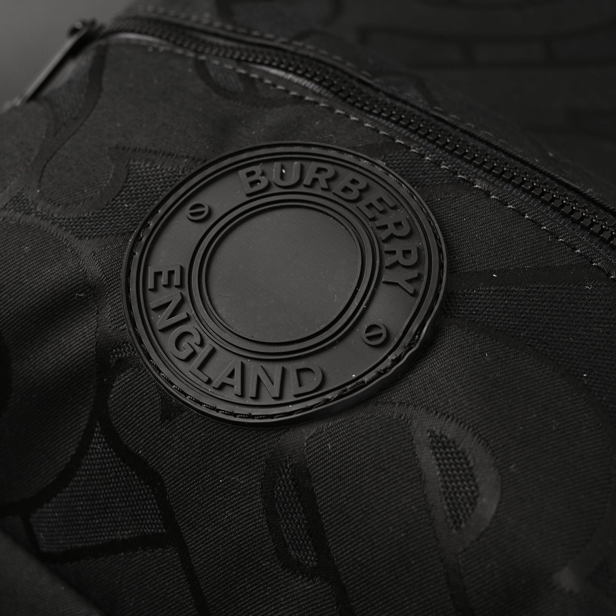 Burberry Monogram Black Nylon Backpack