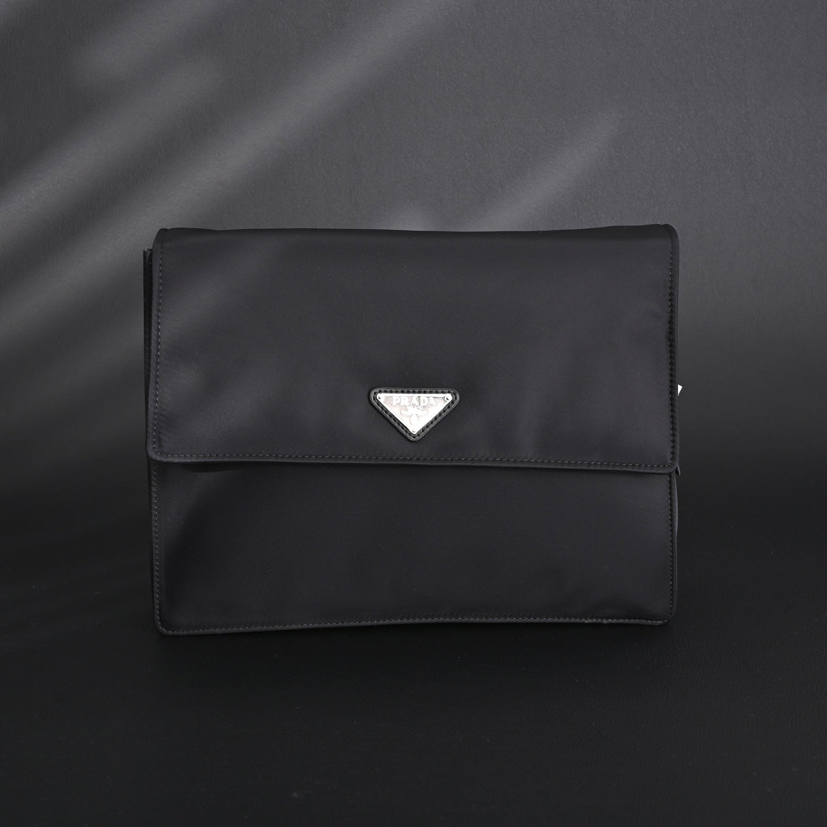 Prada Nylon Black Messenger Bag