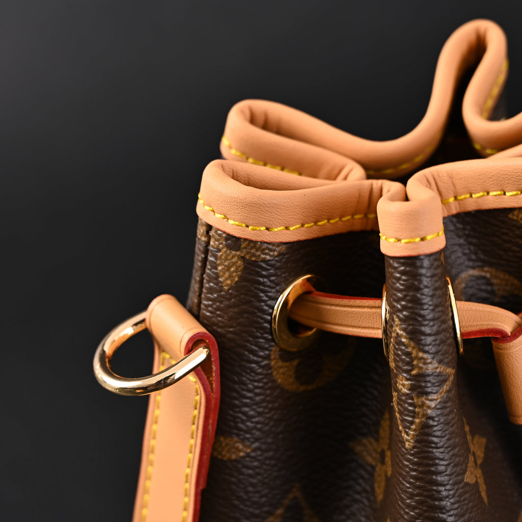 Louis Vuitton Noé Bucket Bag – Monogram Canvas with Natural Leather Trim