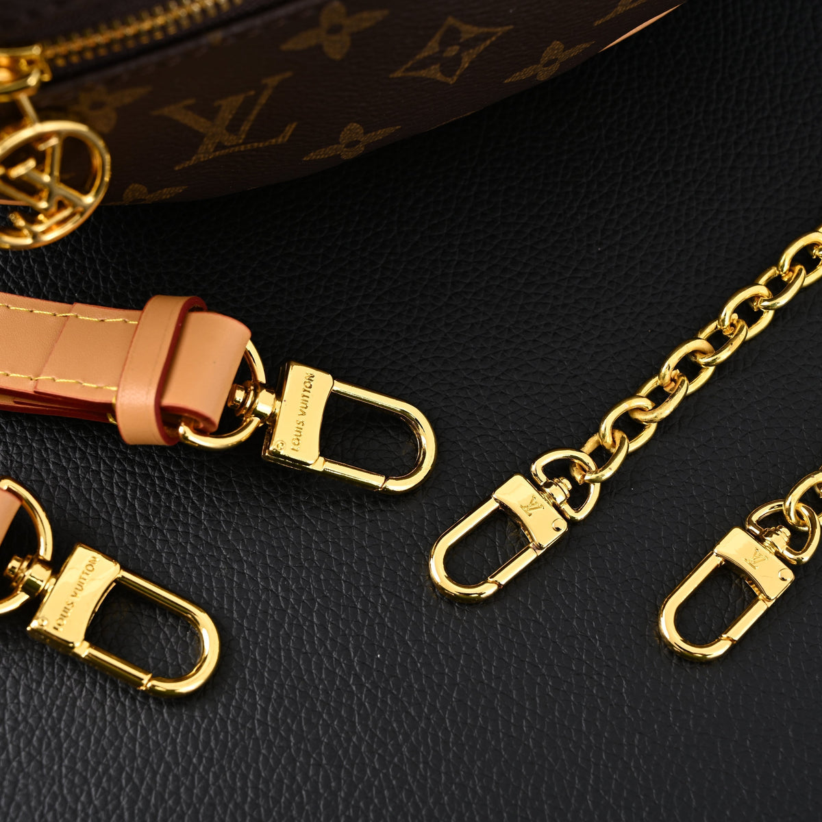 Louis Vuitton Loop Bag – Monogram Canvas with Gold Chain