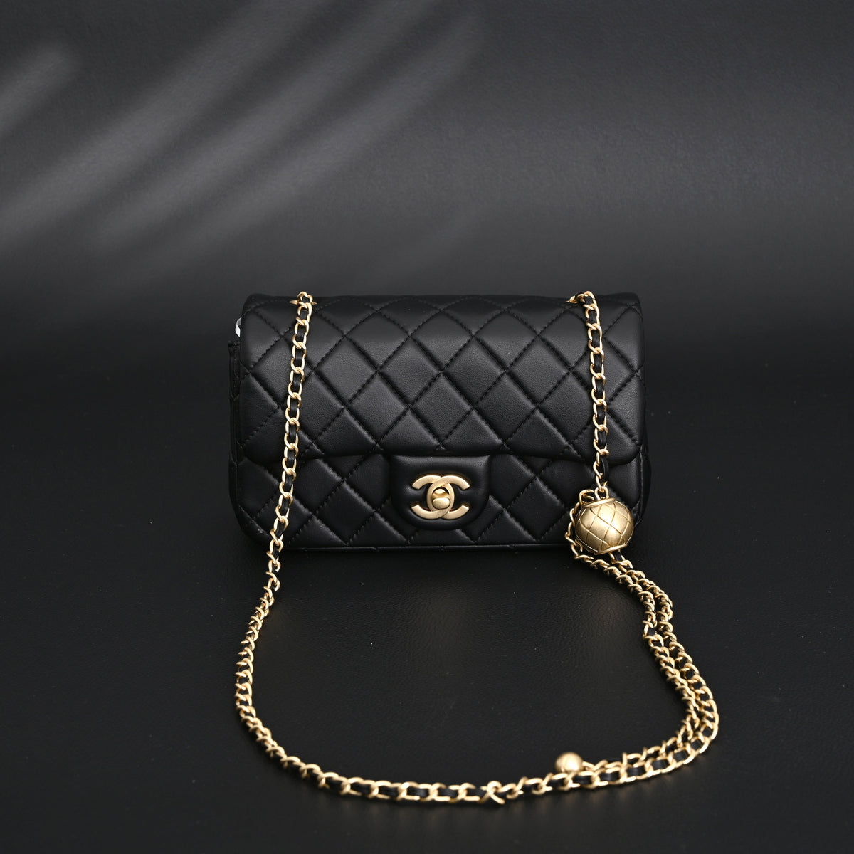 Chanel Classic Flap Mini Bag – Black Quilted Lambskin with Gold-Tone Hardware