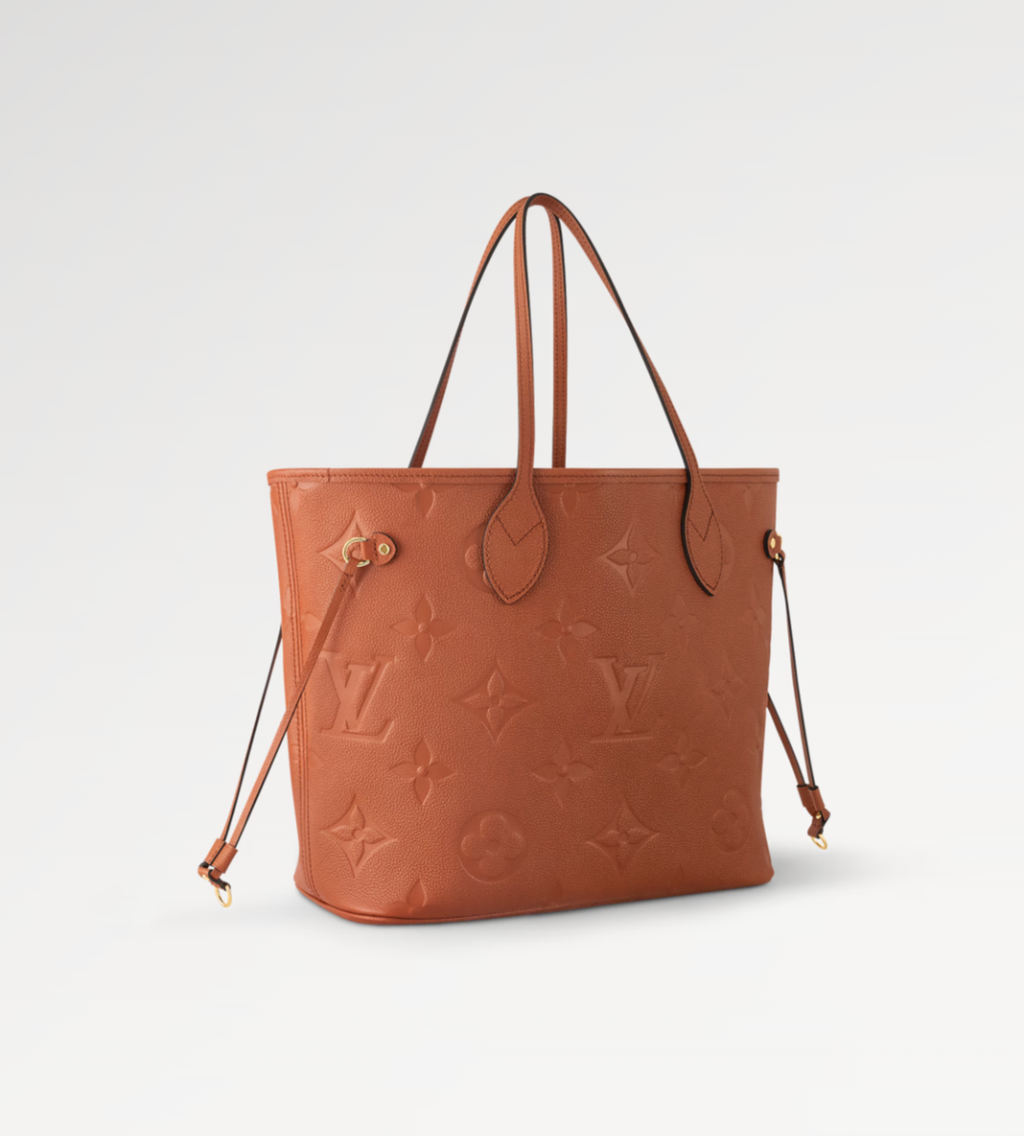 Louis Vuitton Neverfull MM cognac brown