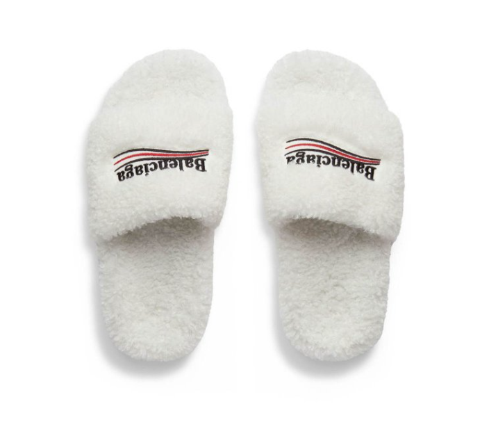 Furry Slide Sandal